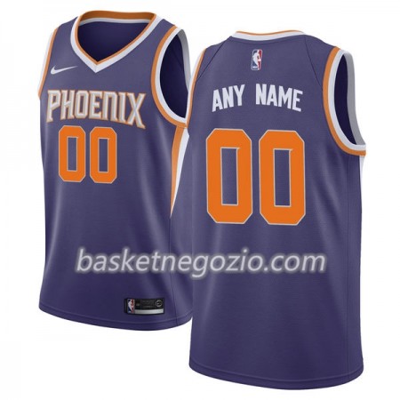Canotte Uomo Phoenix Suns Personalizzate Nike 2017-18 Viola Swingman